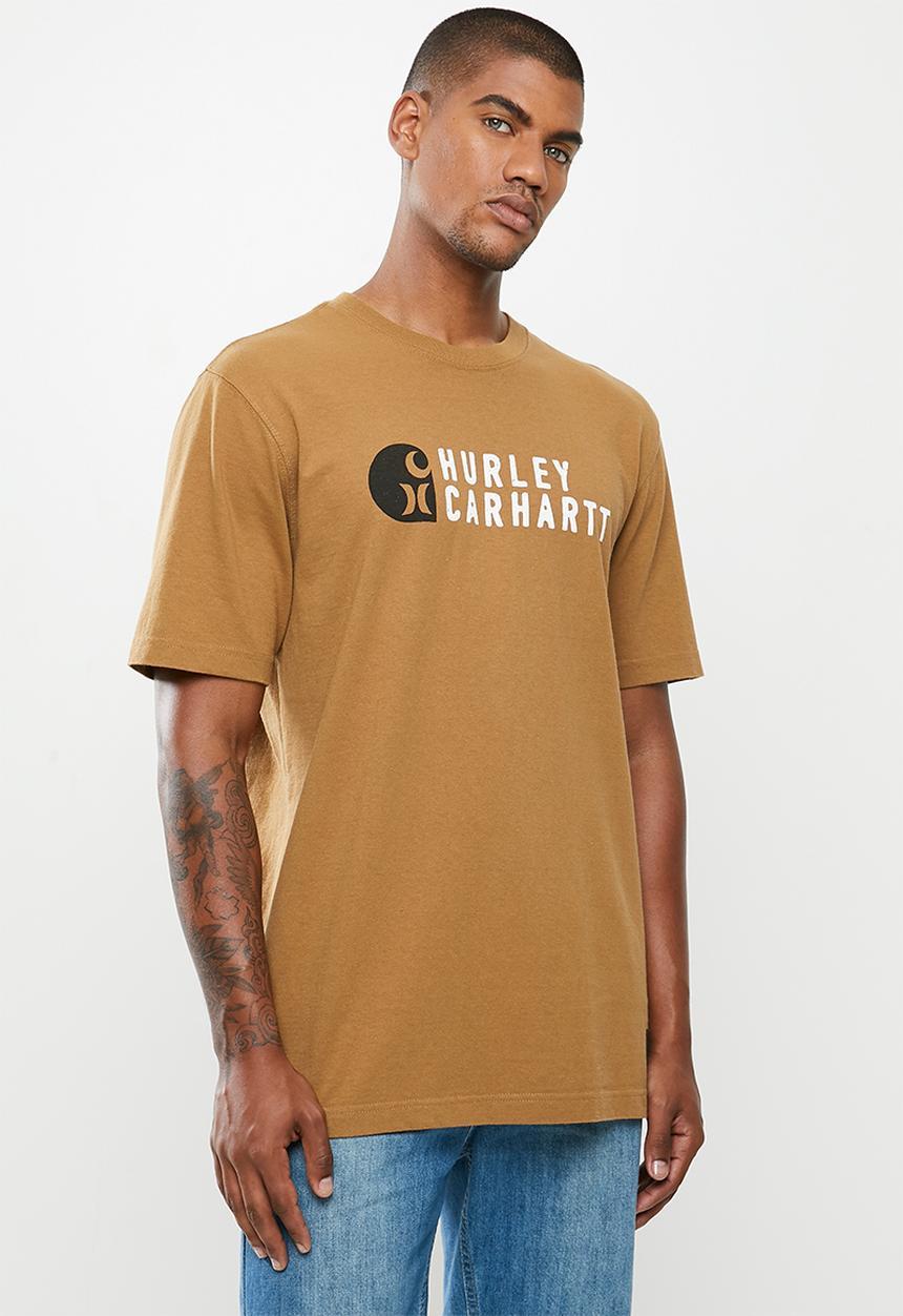 Hurley - Carhartt stacked ss tee - car brown