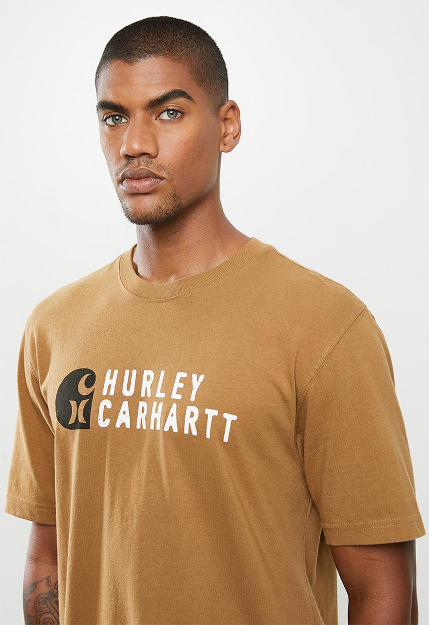 Hurley - Carhartt stacked ss tee - car brown