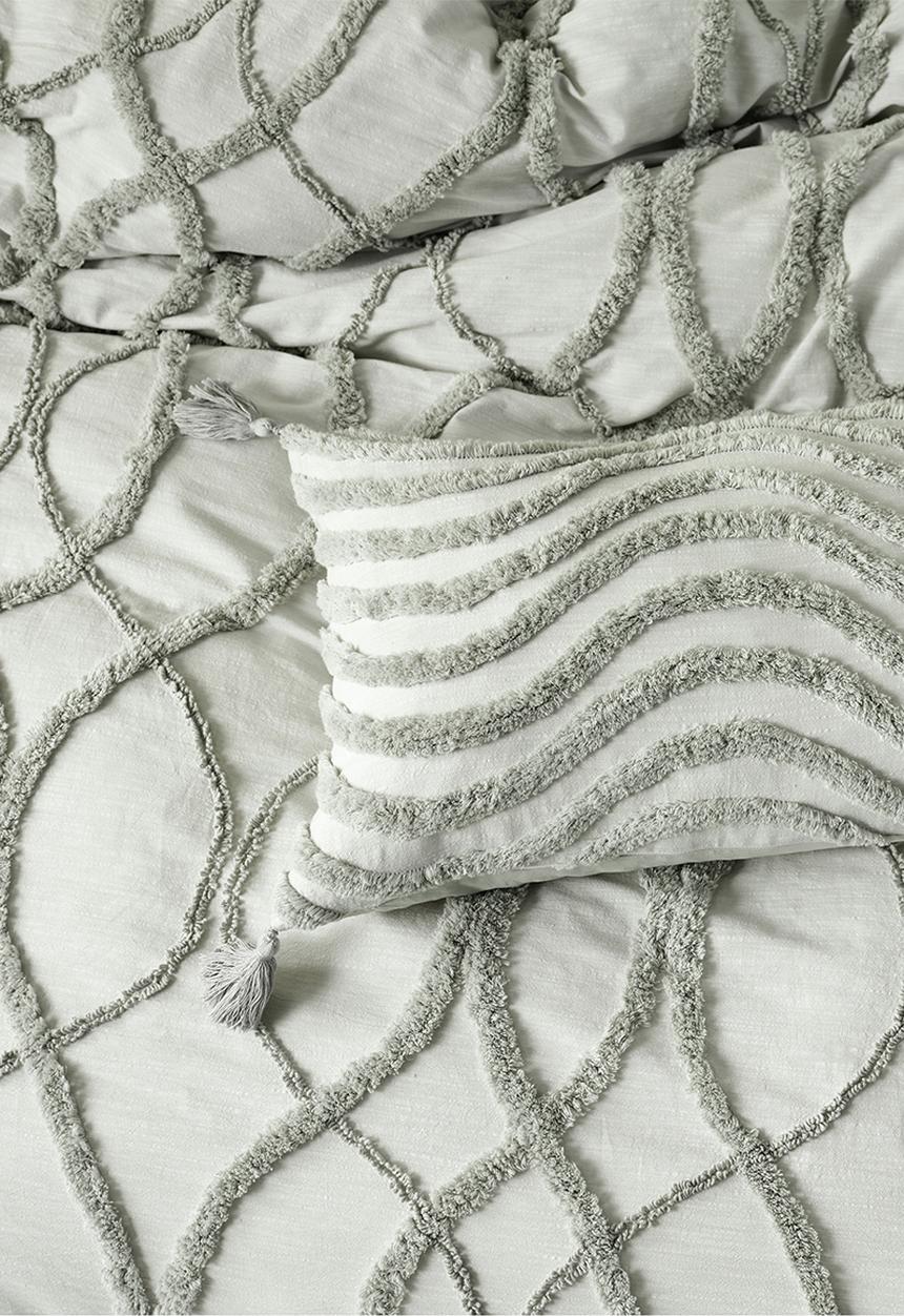 Linen House - Amadora duvet cover set - smoke