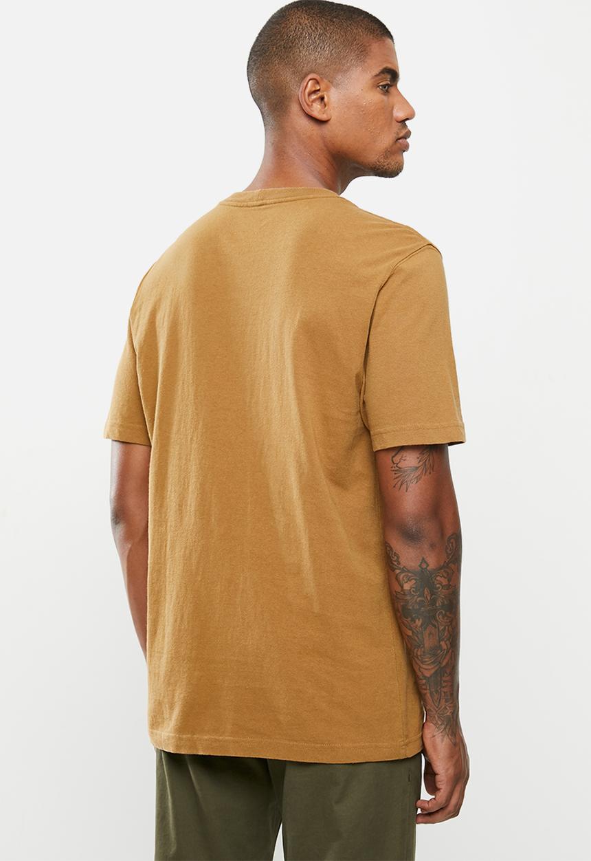 Hurley - Carhartt pocket short sleeve tee - car brown