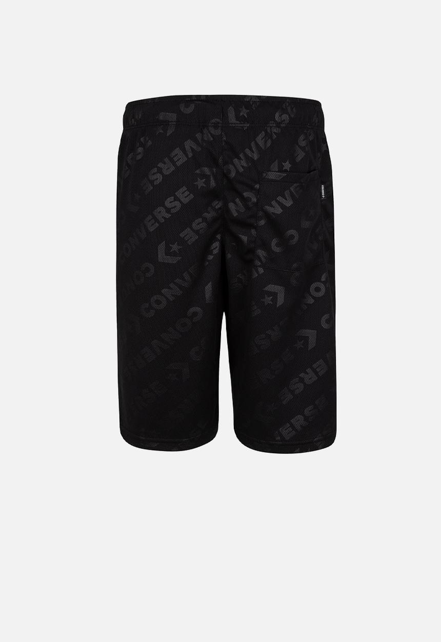Converse - Converse boys wordmark jacquard short - black