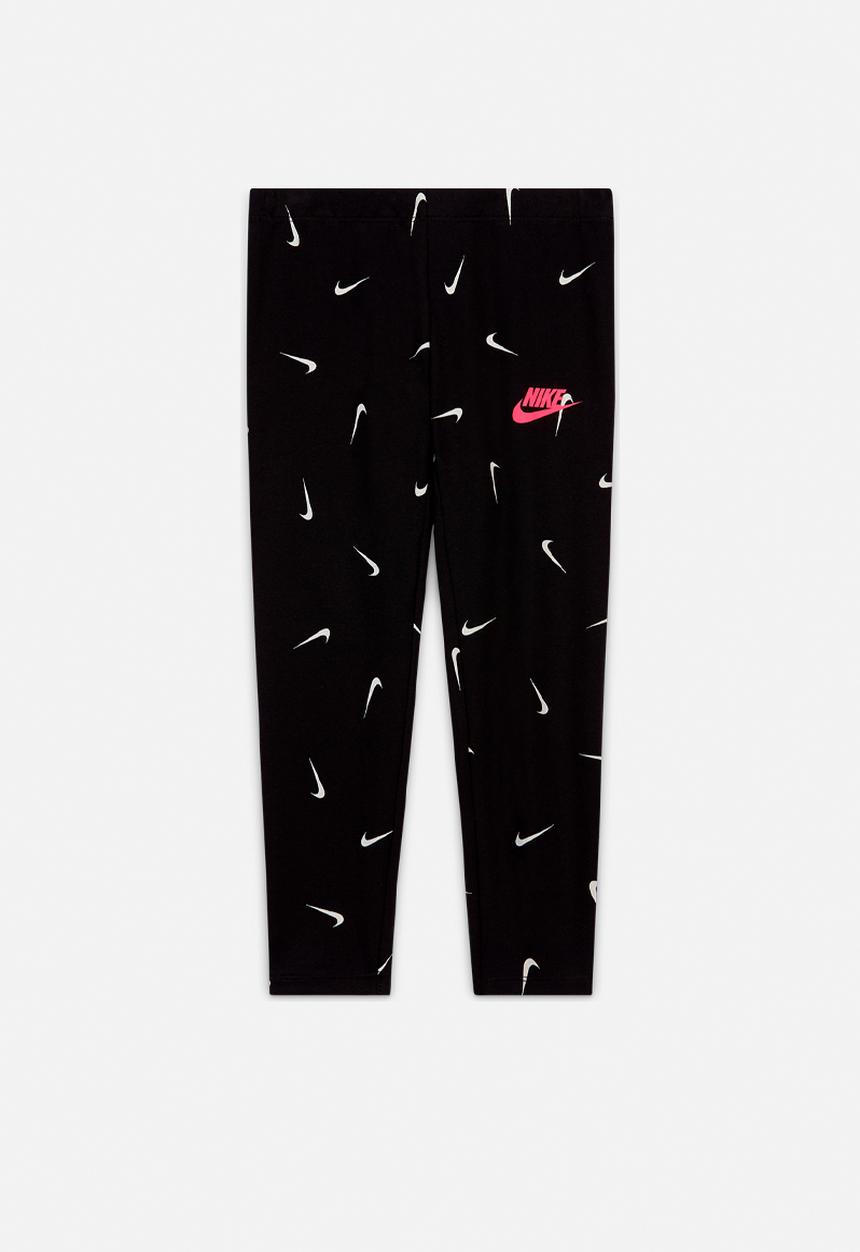 Nike - Nike girls nsw swooshfetti legging - black