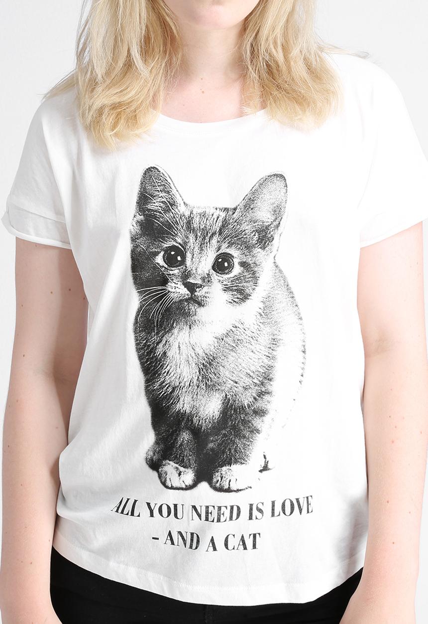 Vero Moda - Cutie Cat Tee 