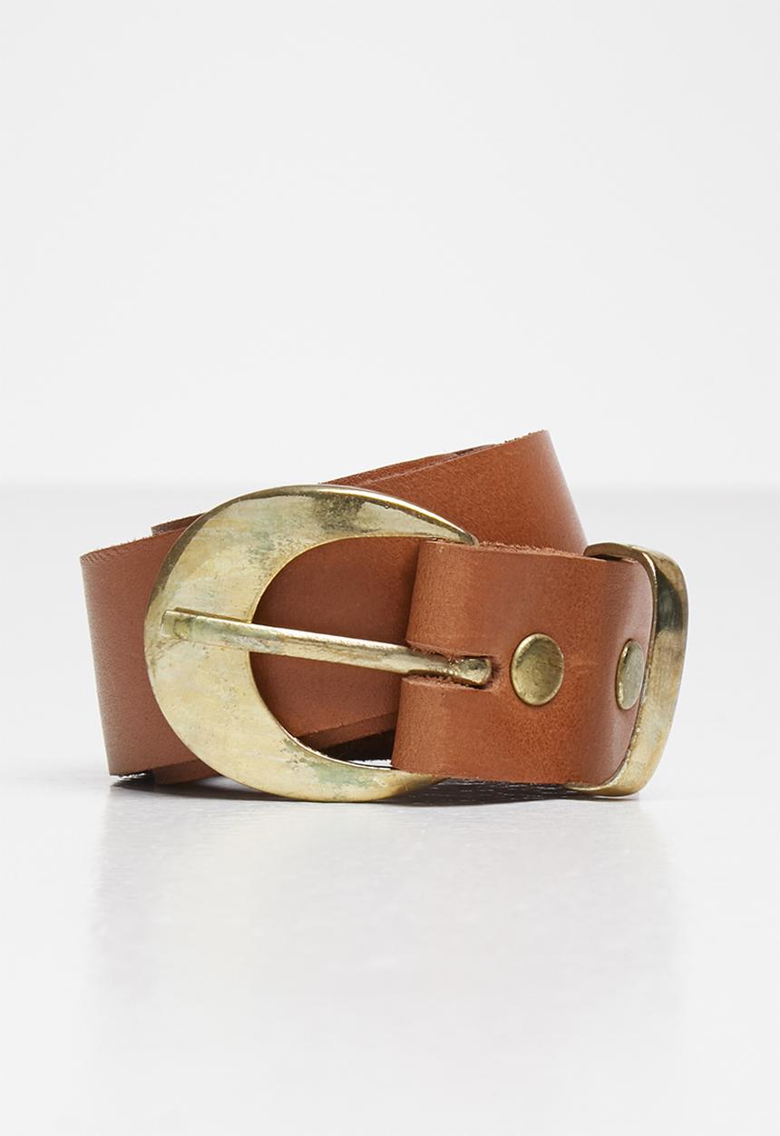 Superbalist - Charli waist leather belt - tan