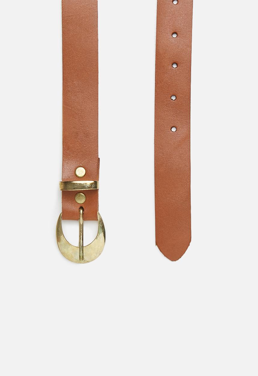 Superbalist - Charli waist leather belt - tan