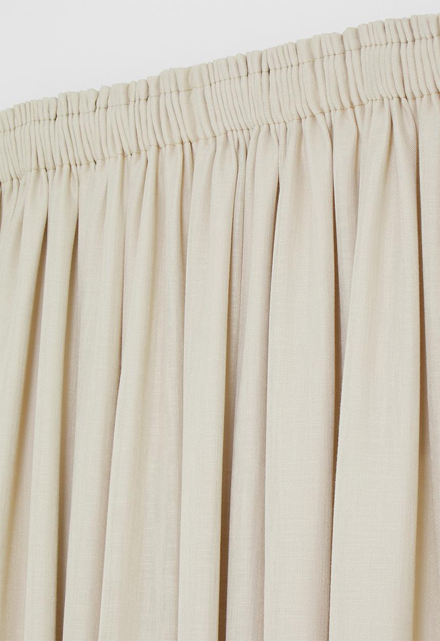 Sixth Floor - Slub lined taped curtain - natural