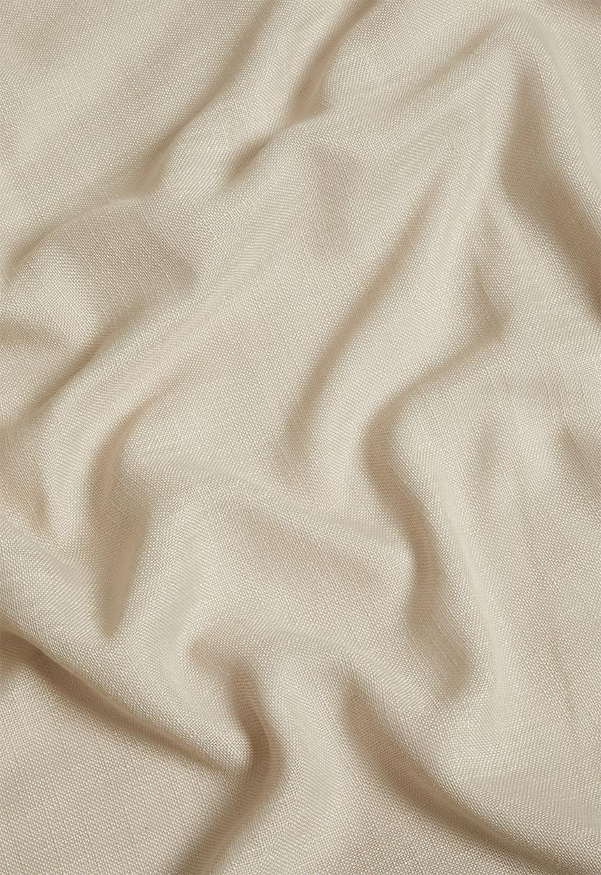 Sixth Floor - Slub lined taped curtain - natural