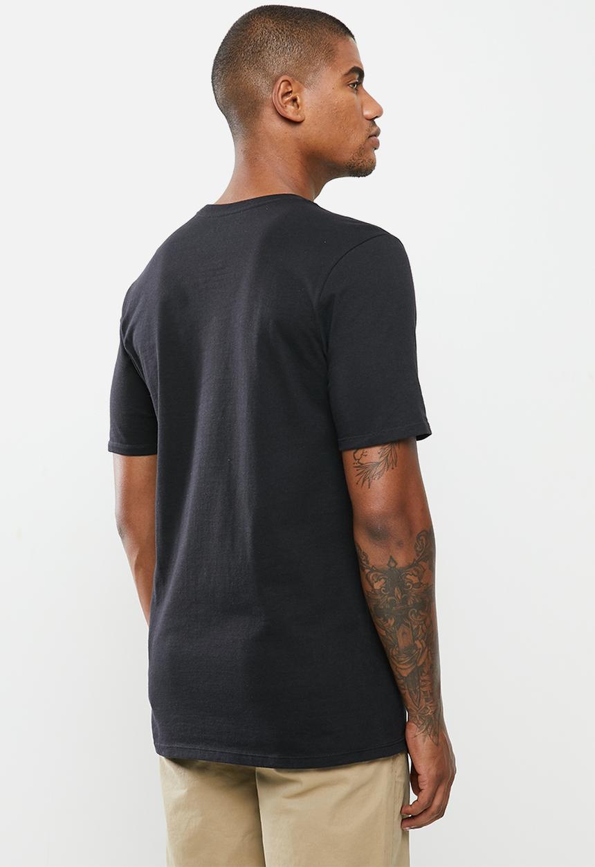 Hurley - Crew tube ride T-shirt - black