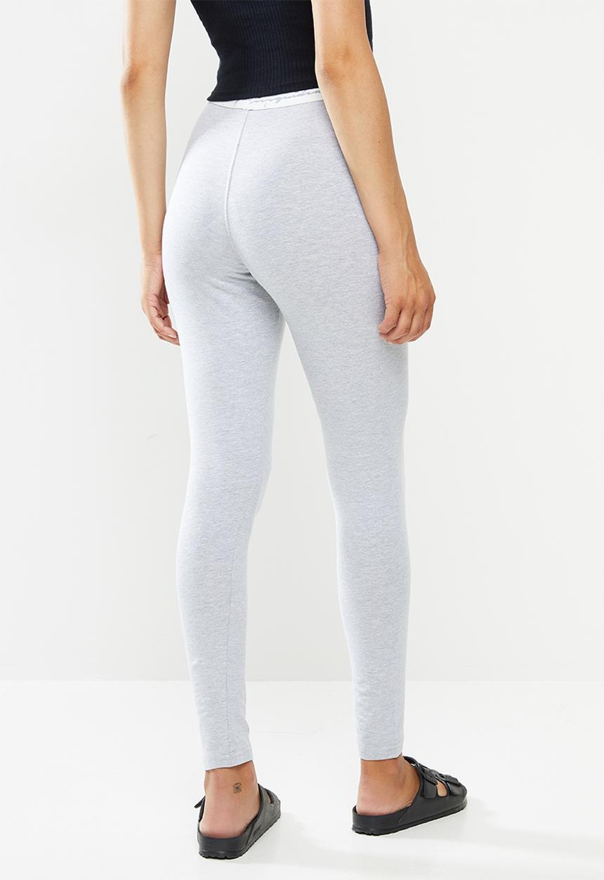 Missguided - Missguided script tape legging - grey