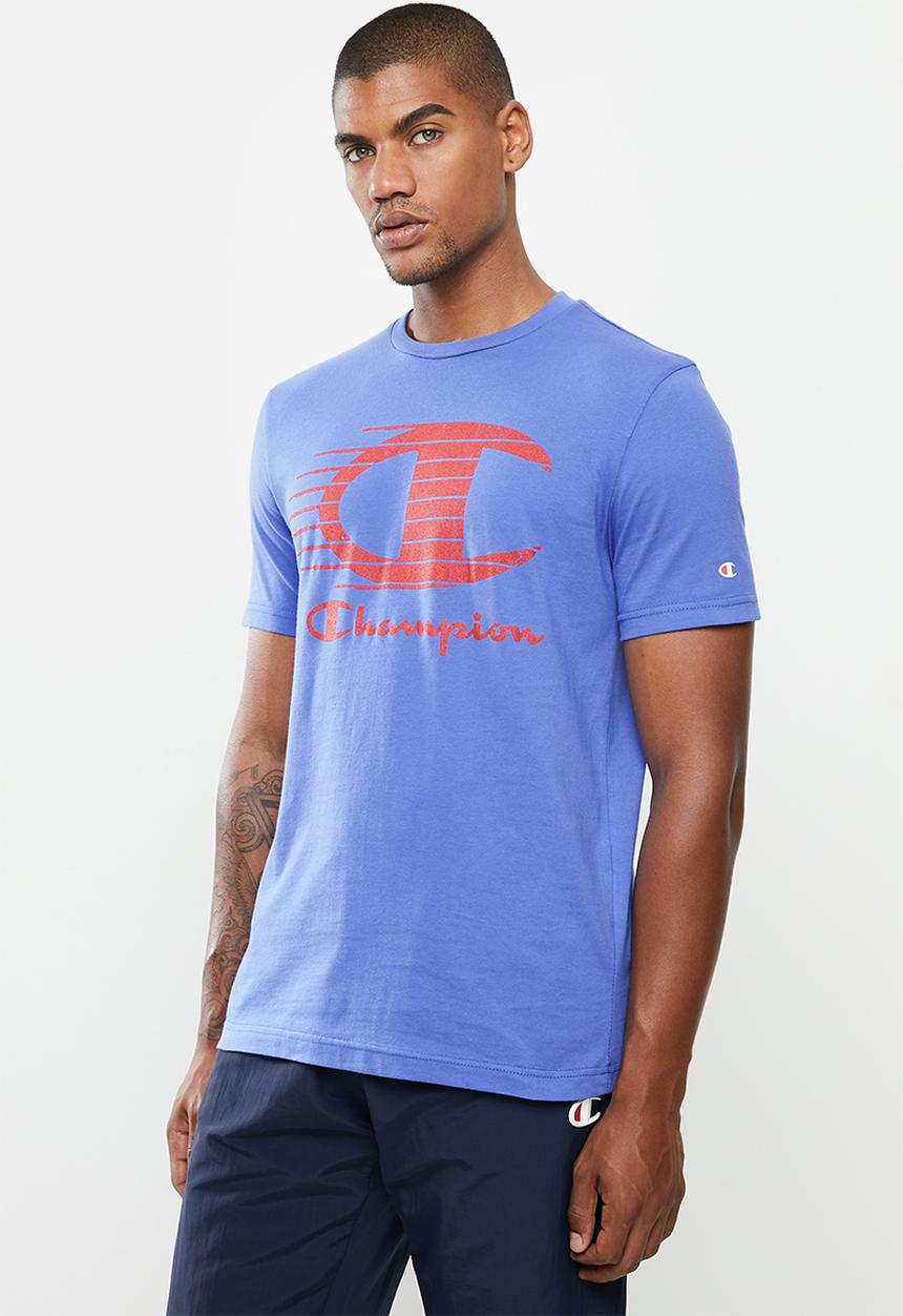 Champion - Legacy-graphic shop vintage T-shirt - purple
