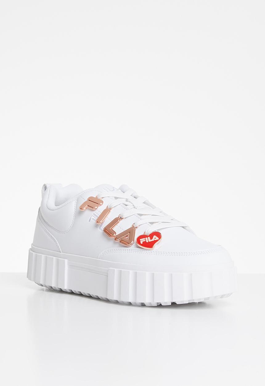 FILA - Fila sandblast low pendant - white/rose gold/ white