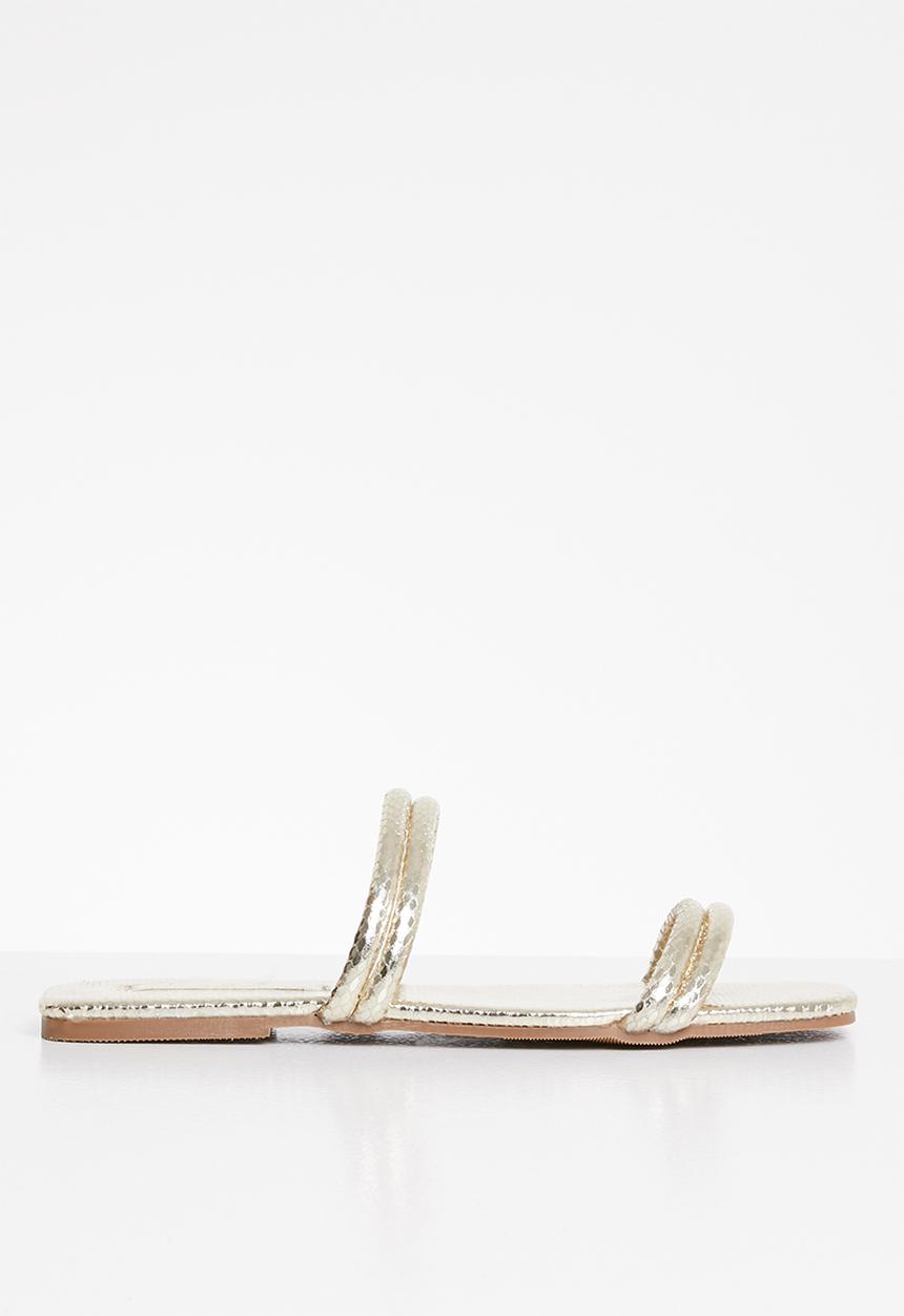 SISSY BOY - Golden delight tube sandal  - gold