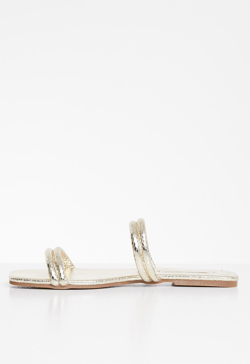 SISSY BOY - Golden delight tube sandal  - gold