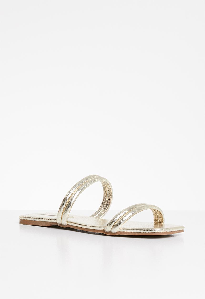 SISSY BOY - Golden delight tube sandal  - gold