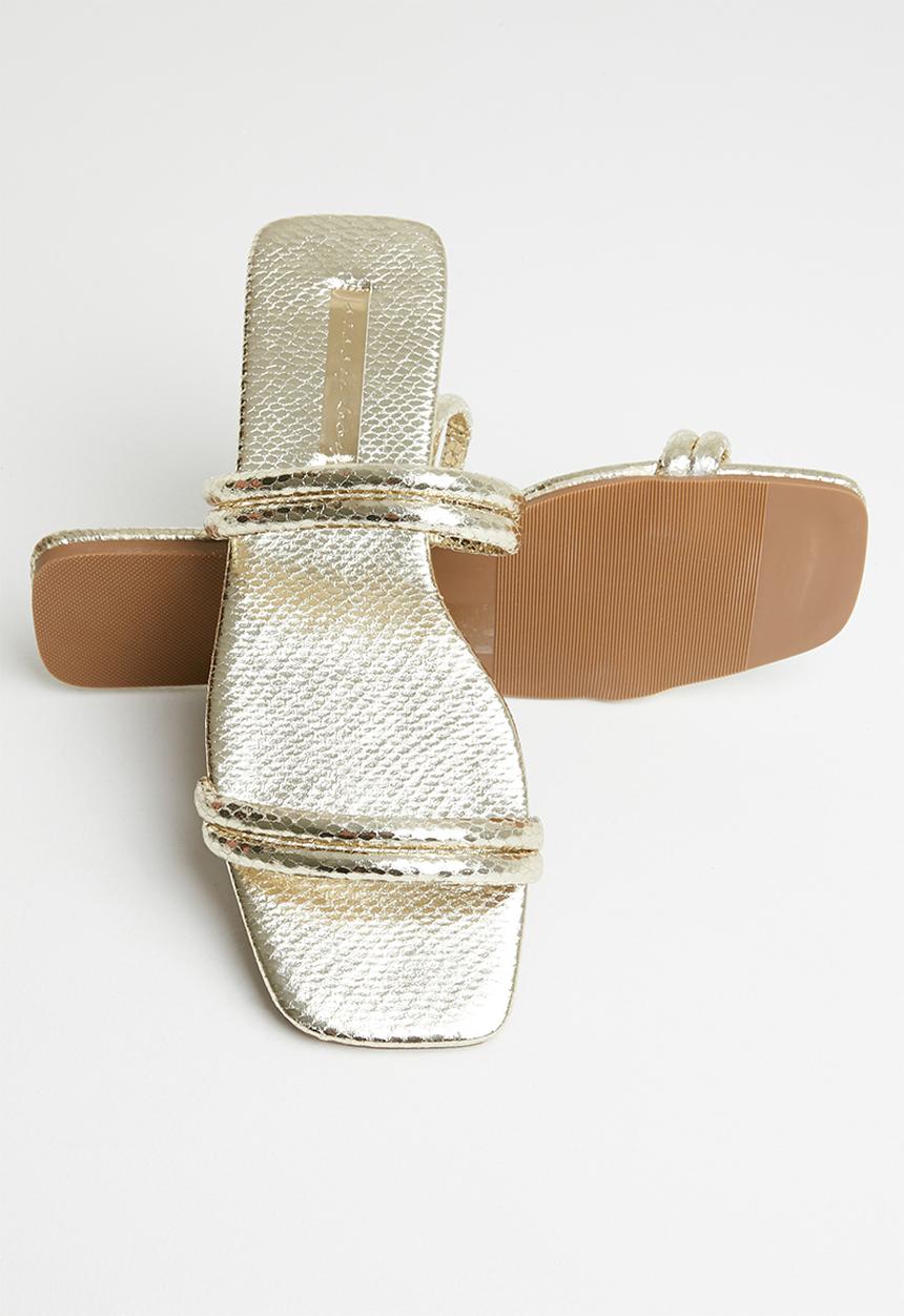 SISSY BOY - Golden delight tube sandal  - gold