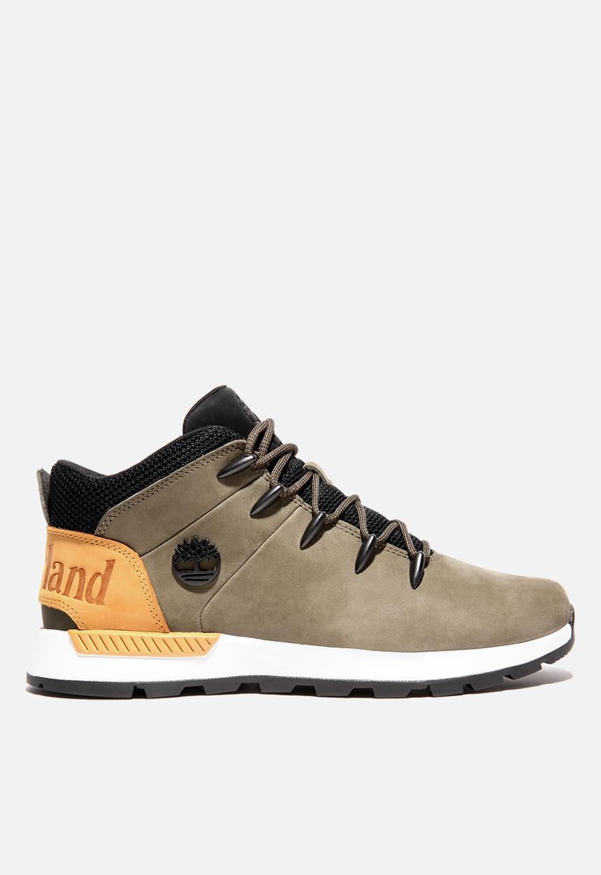 Timberland - Sprint trekker mid - dark green & wheat