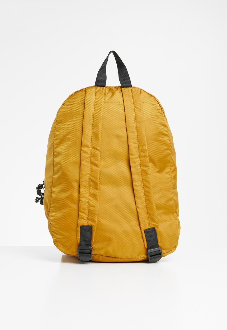 MANGO - Backpack packable - dark yellow