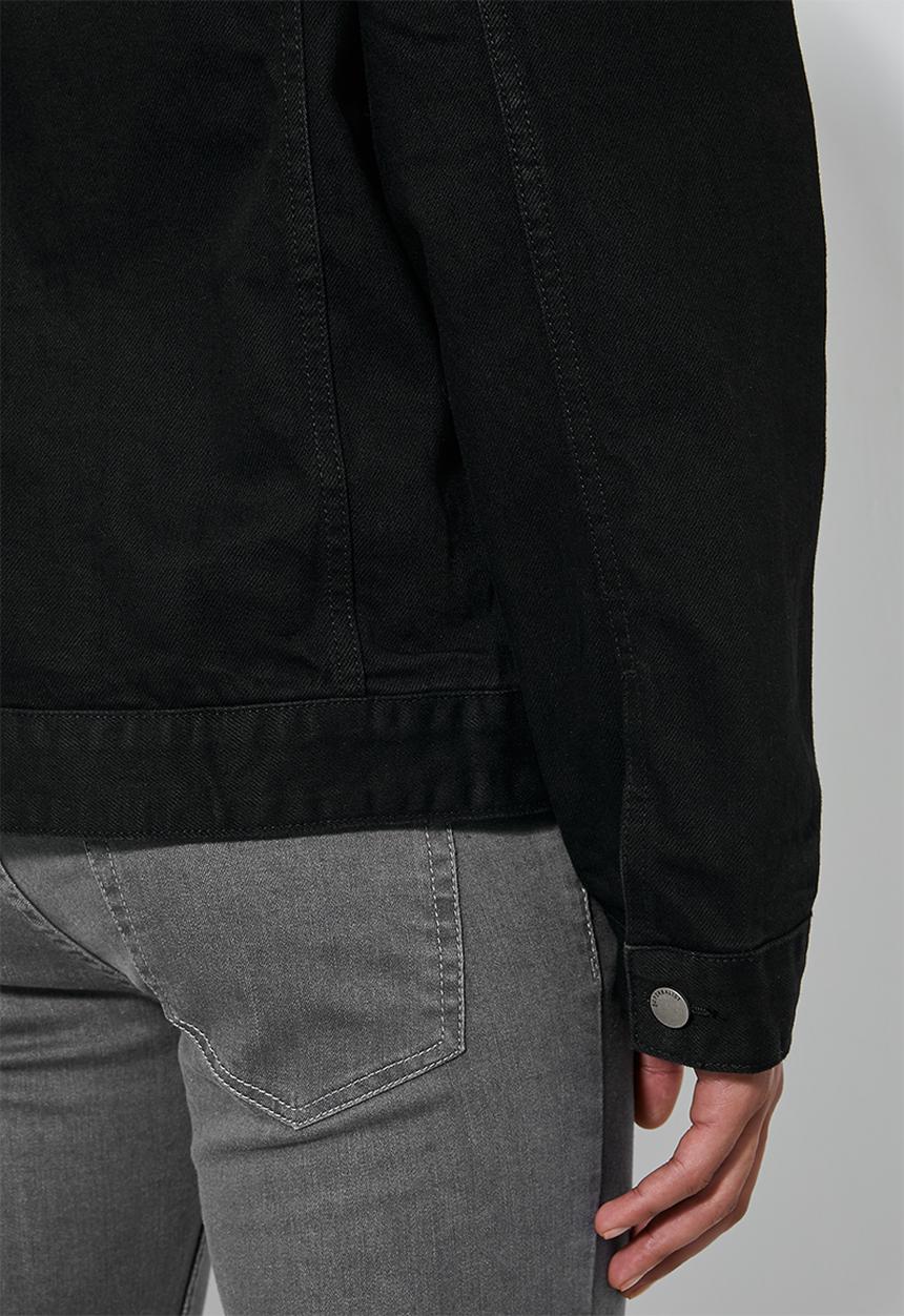 Superbalist - Mod type1 denim trucker jacket - black