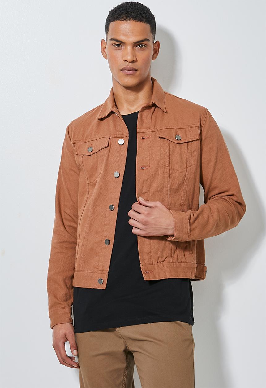 Superbalist - San Fran denim trucker jacket - tobacco