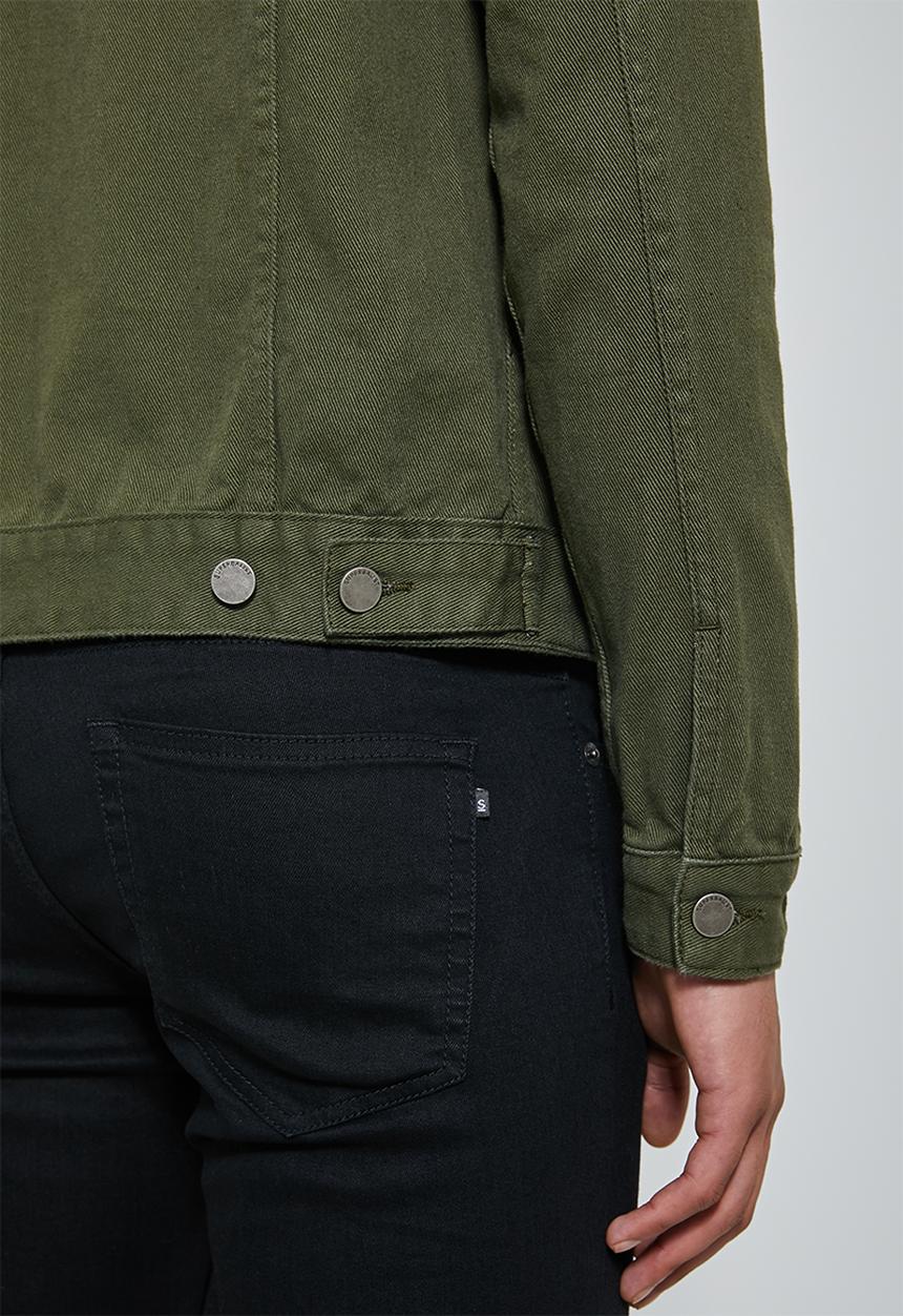 Superbalist - San fran denim trucker jacket - military green