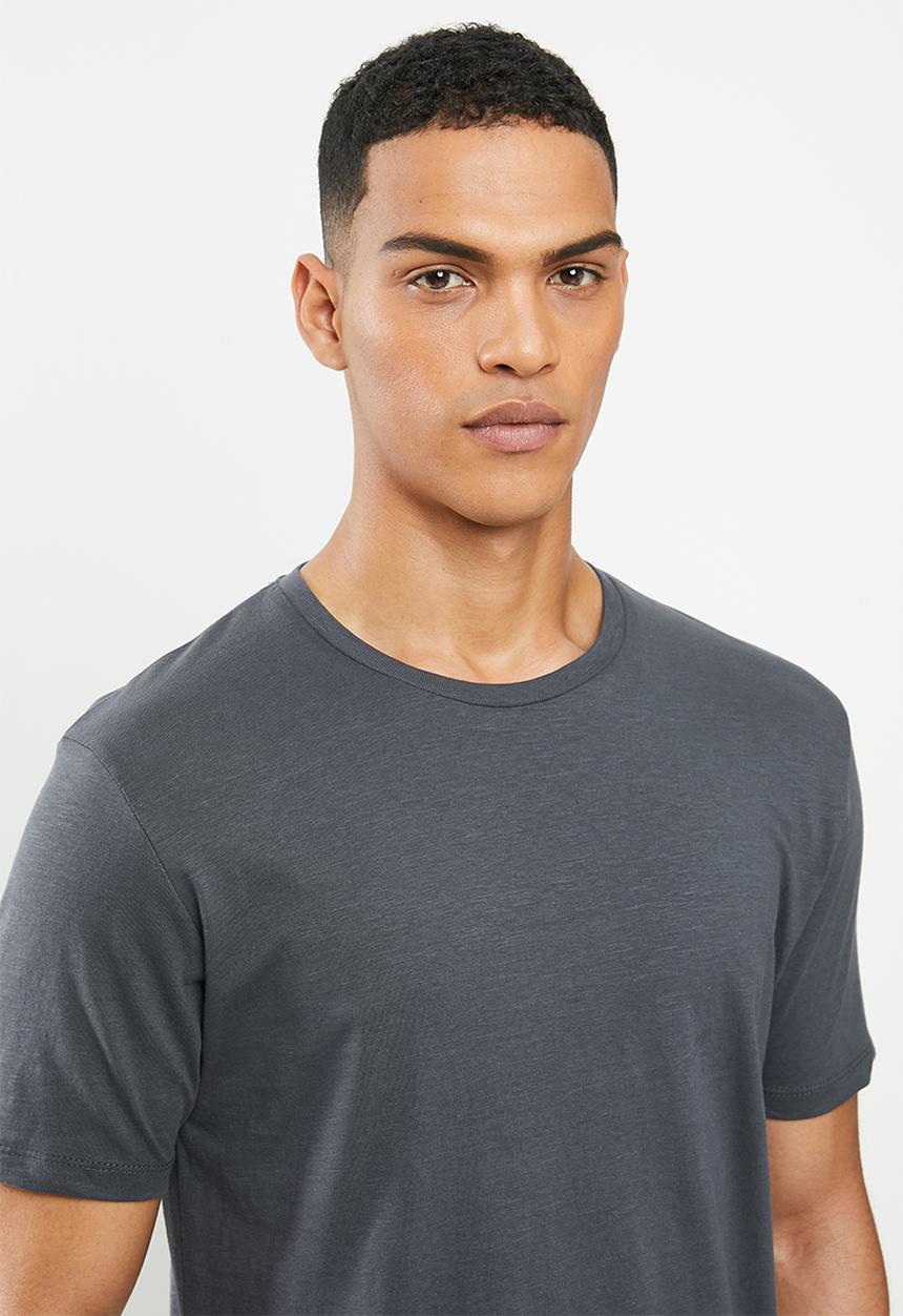 Superbalist - Scoop neck tee & woven shorts sleep set - blue & white