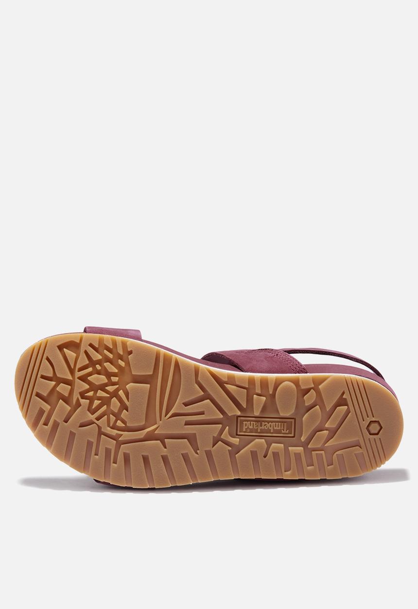 Timberland - Malibu waves 2 band sandal - burgundy 