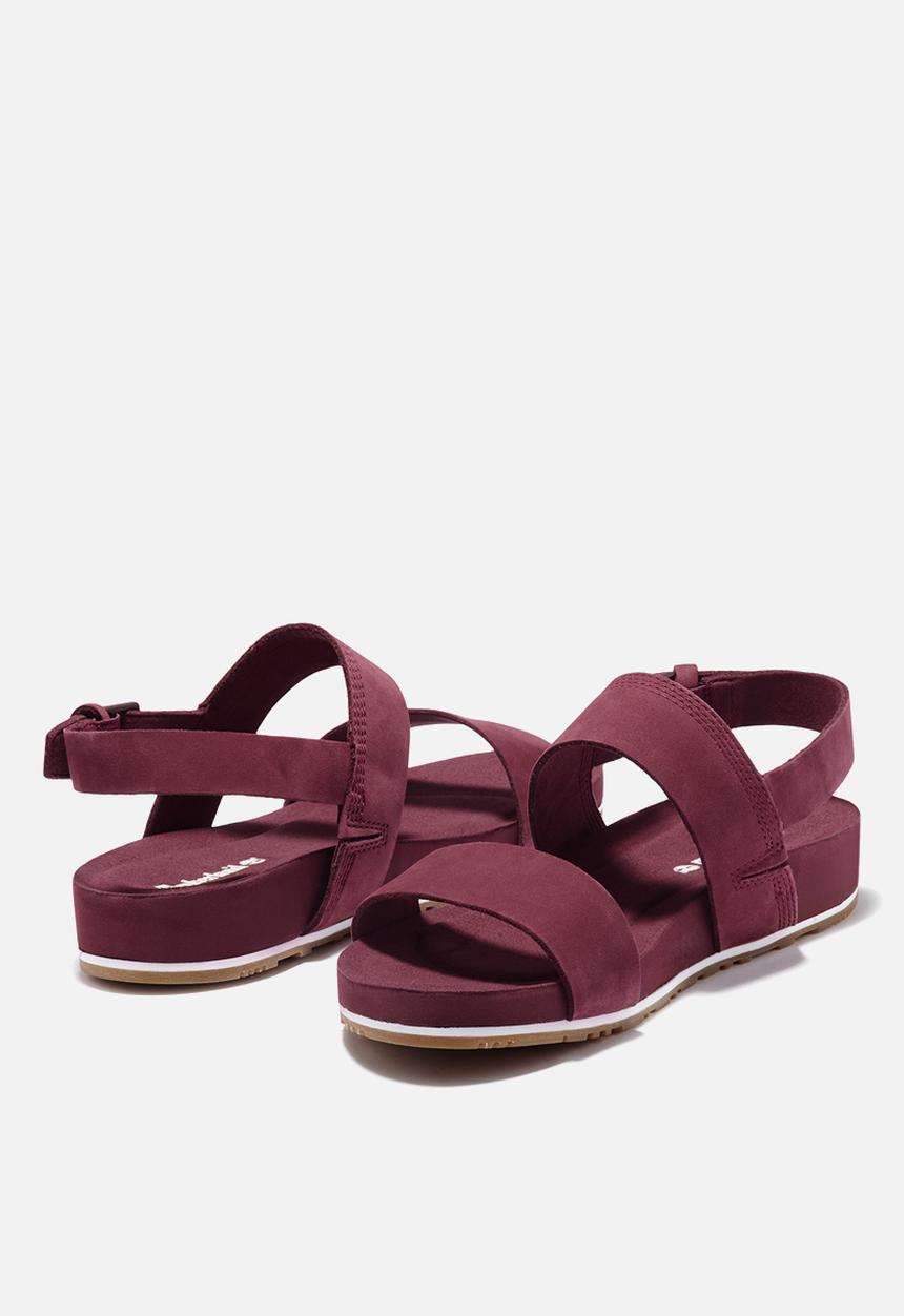 Timberland - Malibu waves 2 band sandal - burgundy 