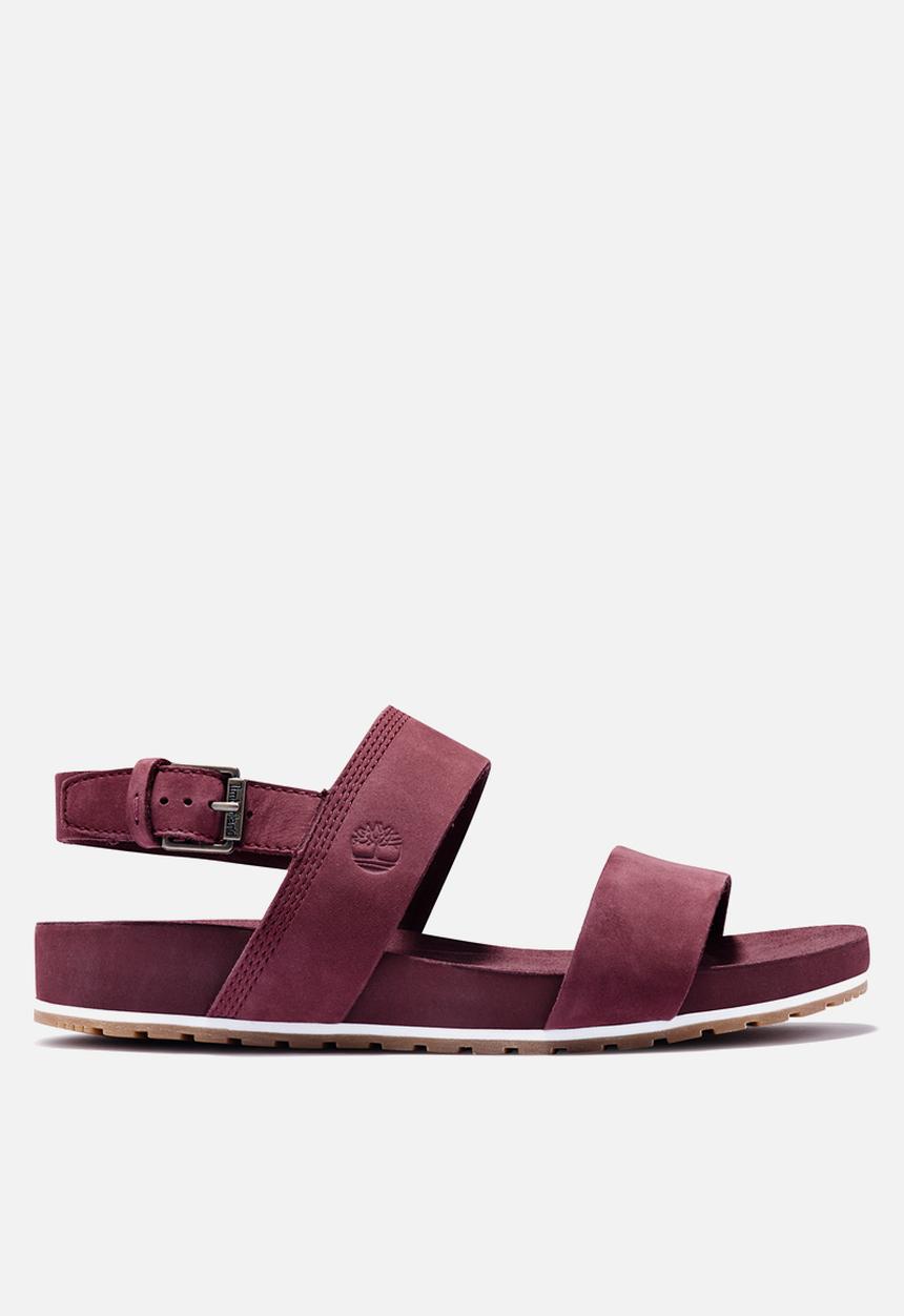Timberland - Malibu waves 2 band sandal - burgundy 