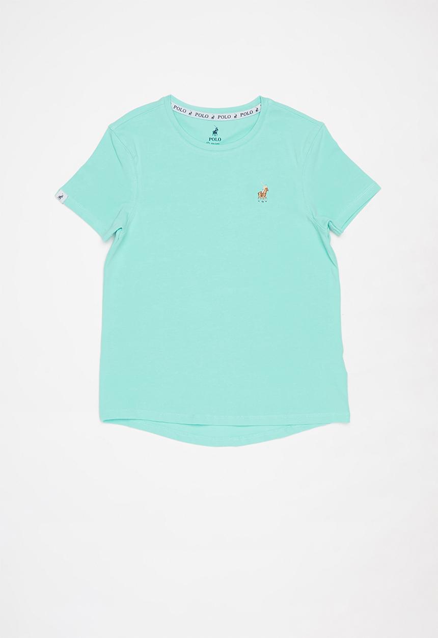 POLO - Girls kelly short sleeve tee - aqua