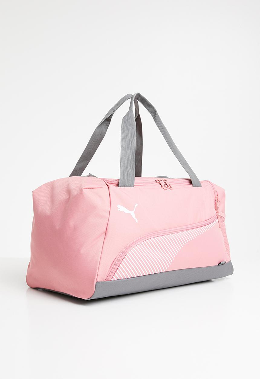 PUMA - Fundamentals sports bag - pink & grey 