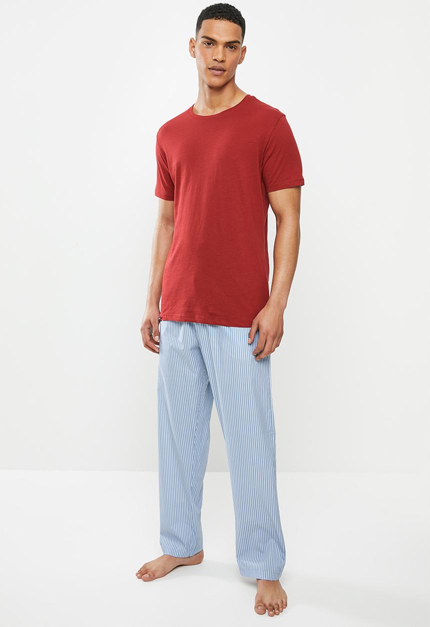Superbalist - Scoop neck tee & woven pants set - multi