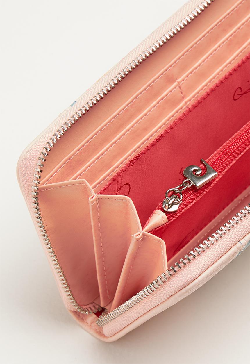 Pierre Cardin - Brittany zip around wallet - pink 