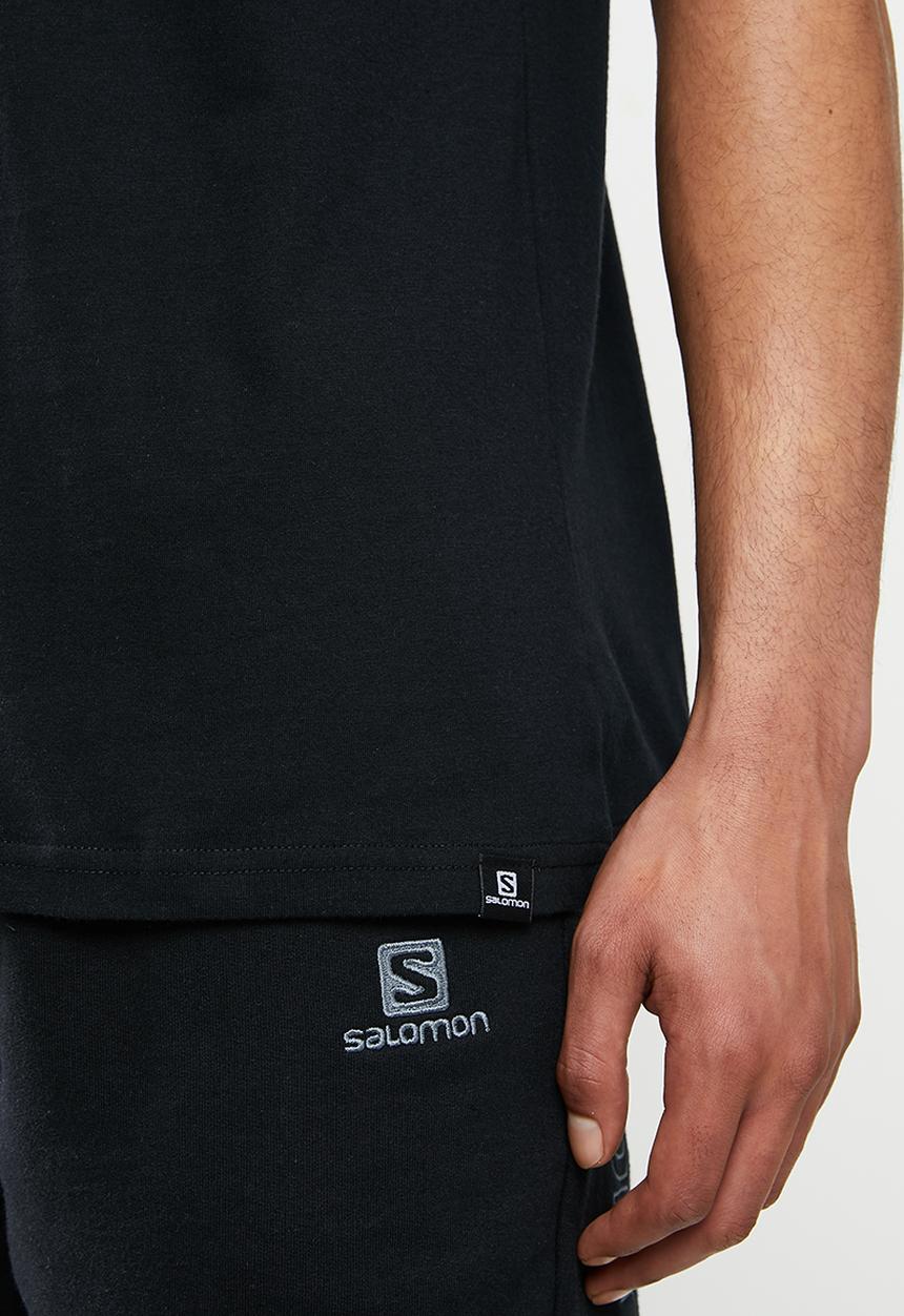 Salomon - Achieve ss tee m - black