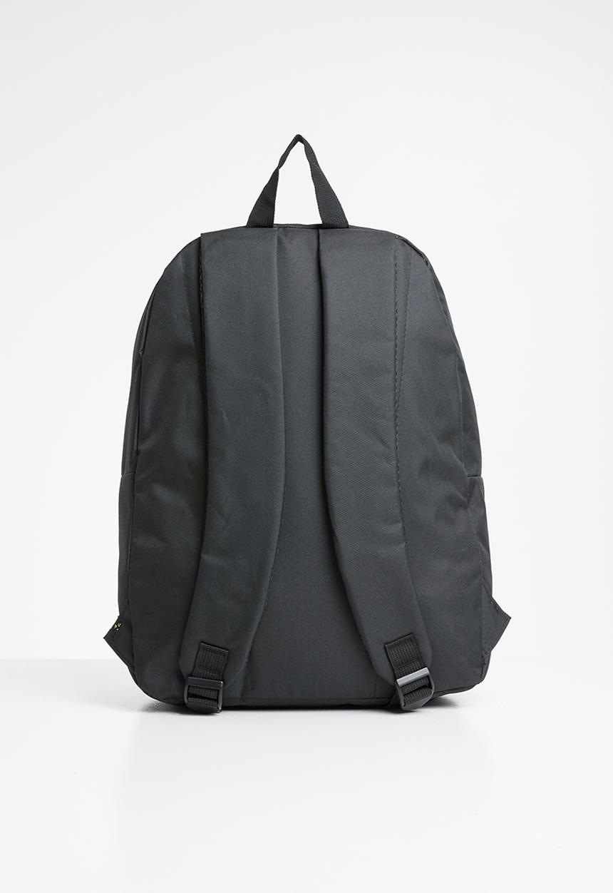 Lonsdale - Logo pocket backpack - black & red