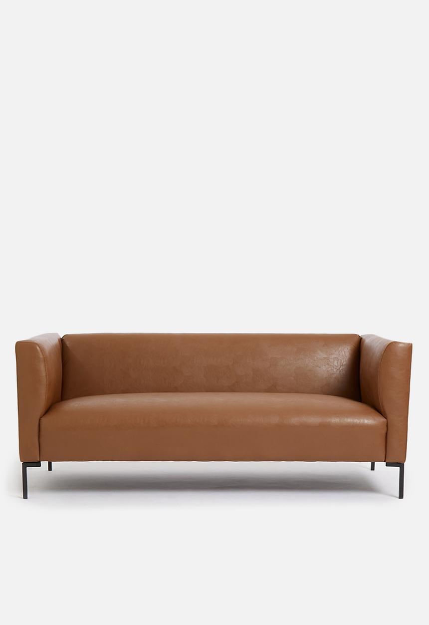 Sixth Floor - Aiden 3 seater sofa - tan 