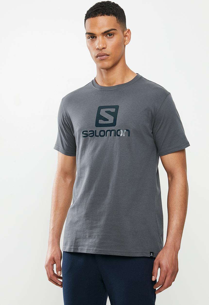 Salomon - Achieve short sleeve tee - anthracite melange