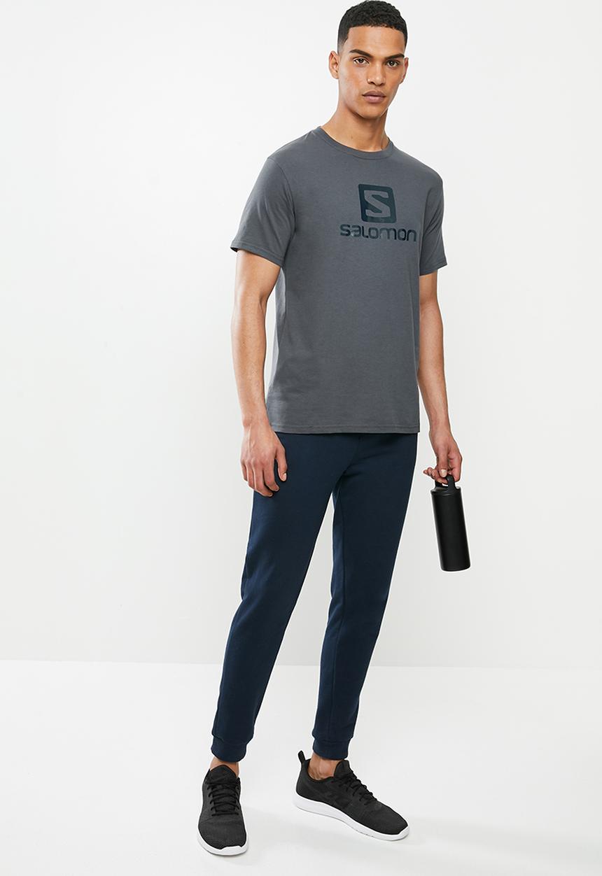 Salomon - Achieve short sleeve tee - anthracite melange