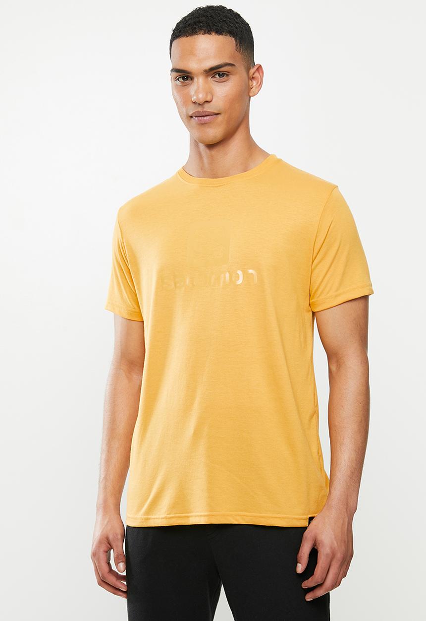 Salomon - Achieve short sleeve tee - yellow