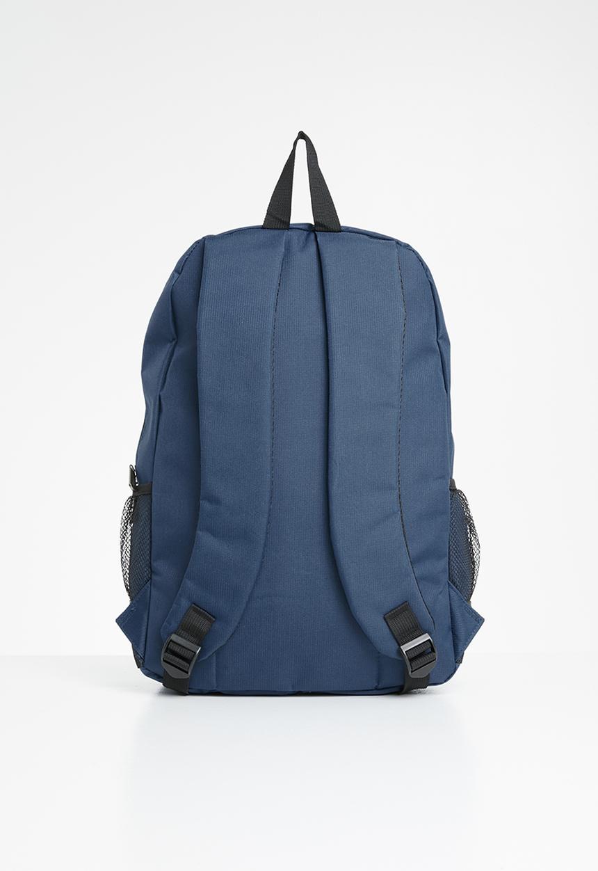 Lonsdale - Logo backpack - navy & gold 