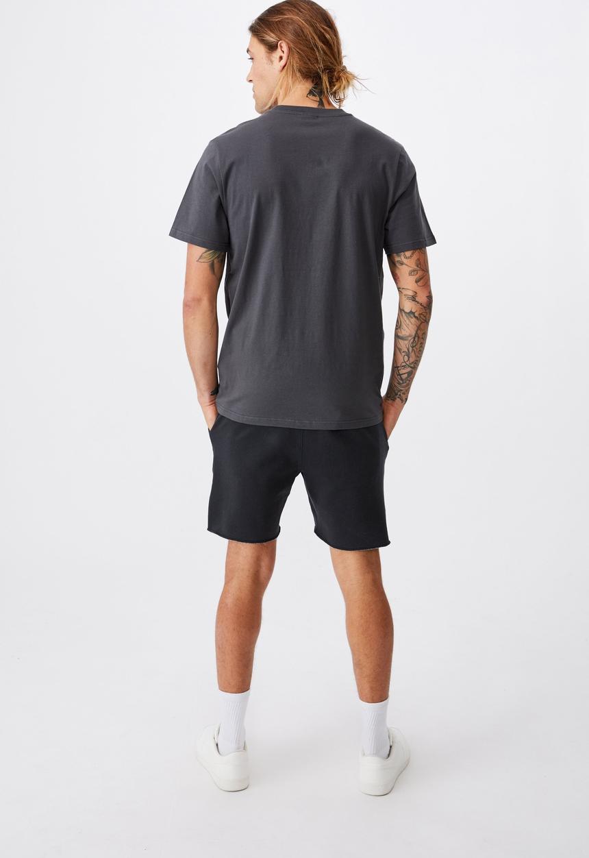 Cotton On - Tbar art T-shirt - faded slate