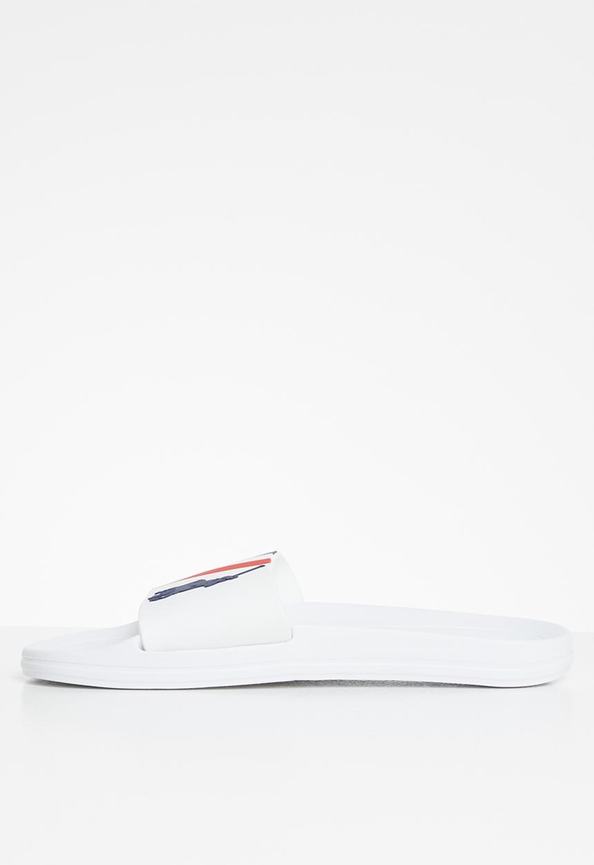 POLO - Carl logo pool sandal - white