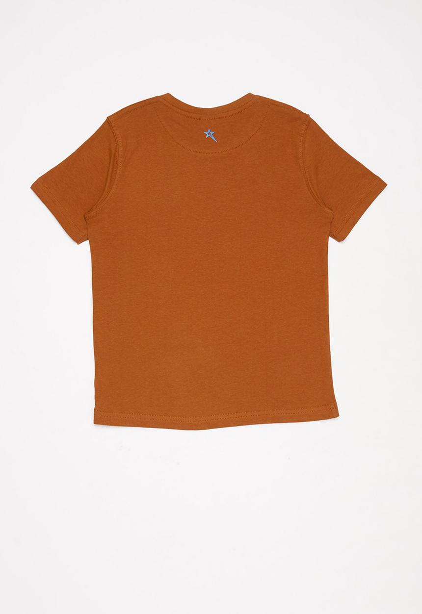 SOVIET - Boys short sleeve logo tee - orange 