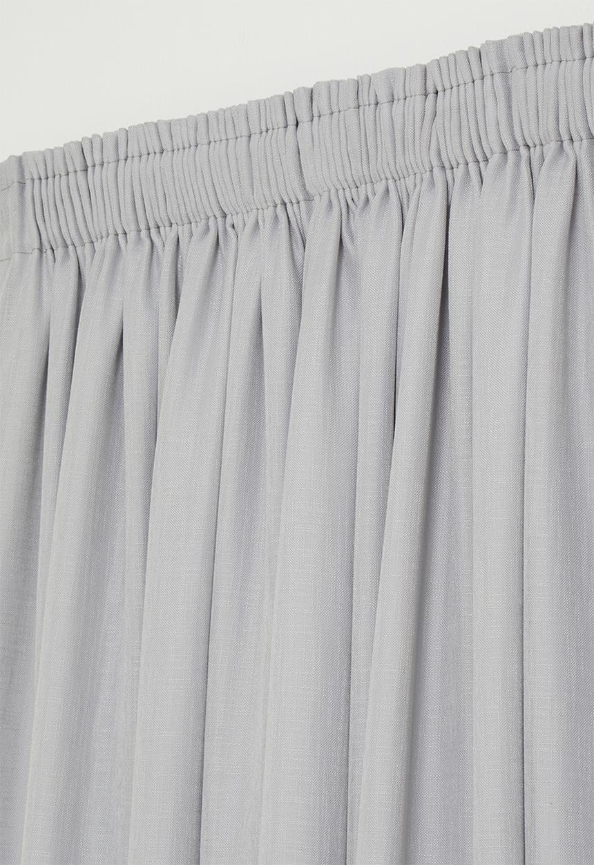 Sixth Floor - Slub lined taped curtain - grey