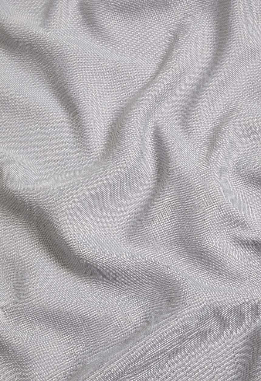 Sixth Floor - Slub lined taped curtain - grey
