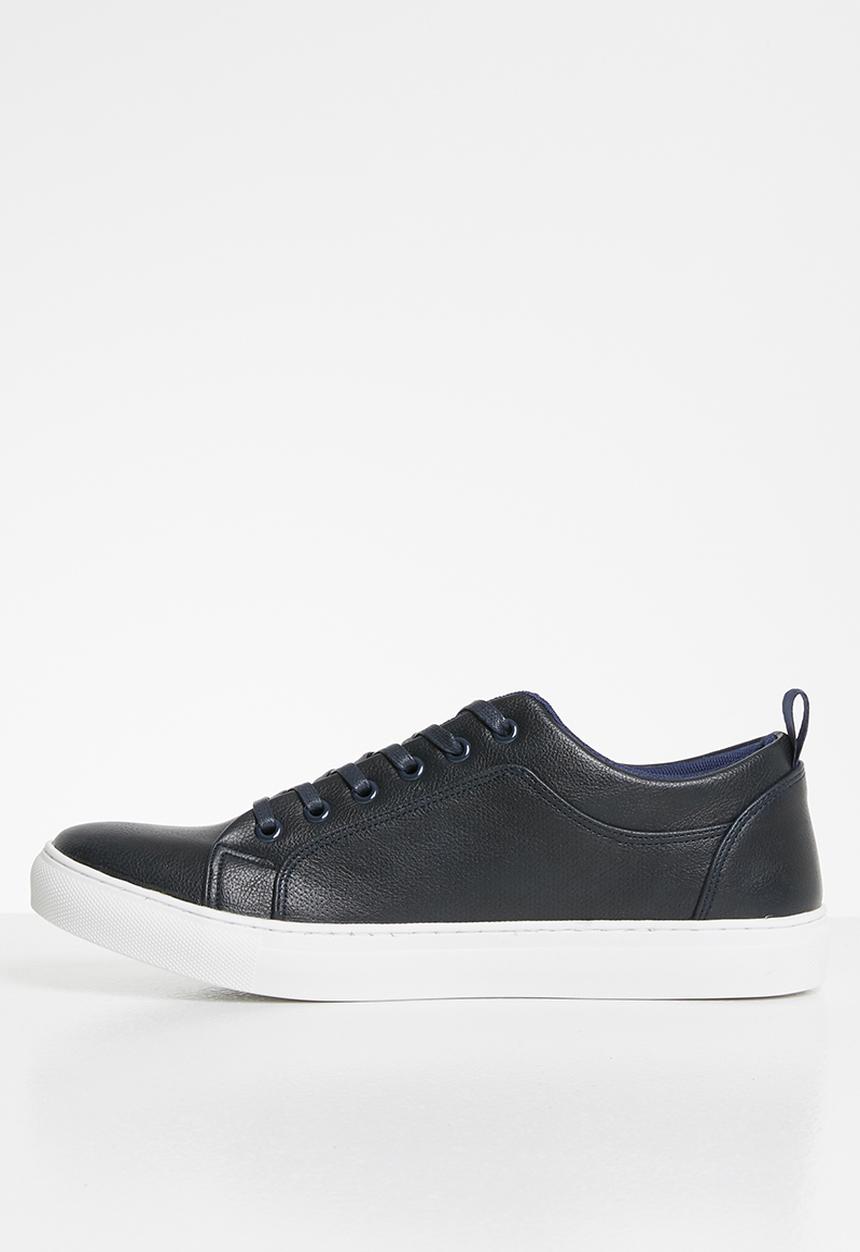 POLO - Tyler plain vamp lace sneaker - dark navy