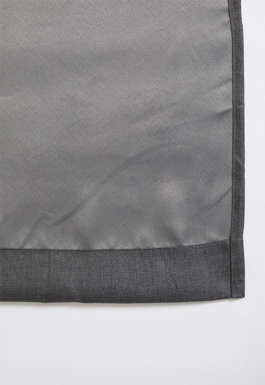 Sixth Floor - Metro self-lined eyelet curtain 2 pack - charcoal