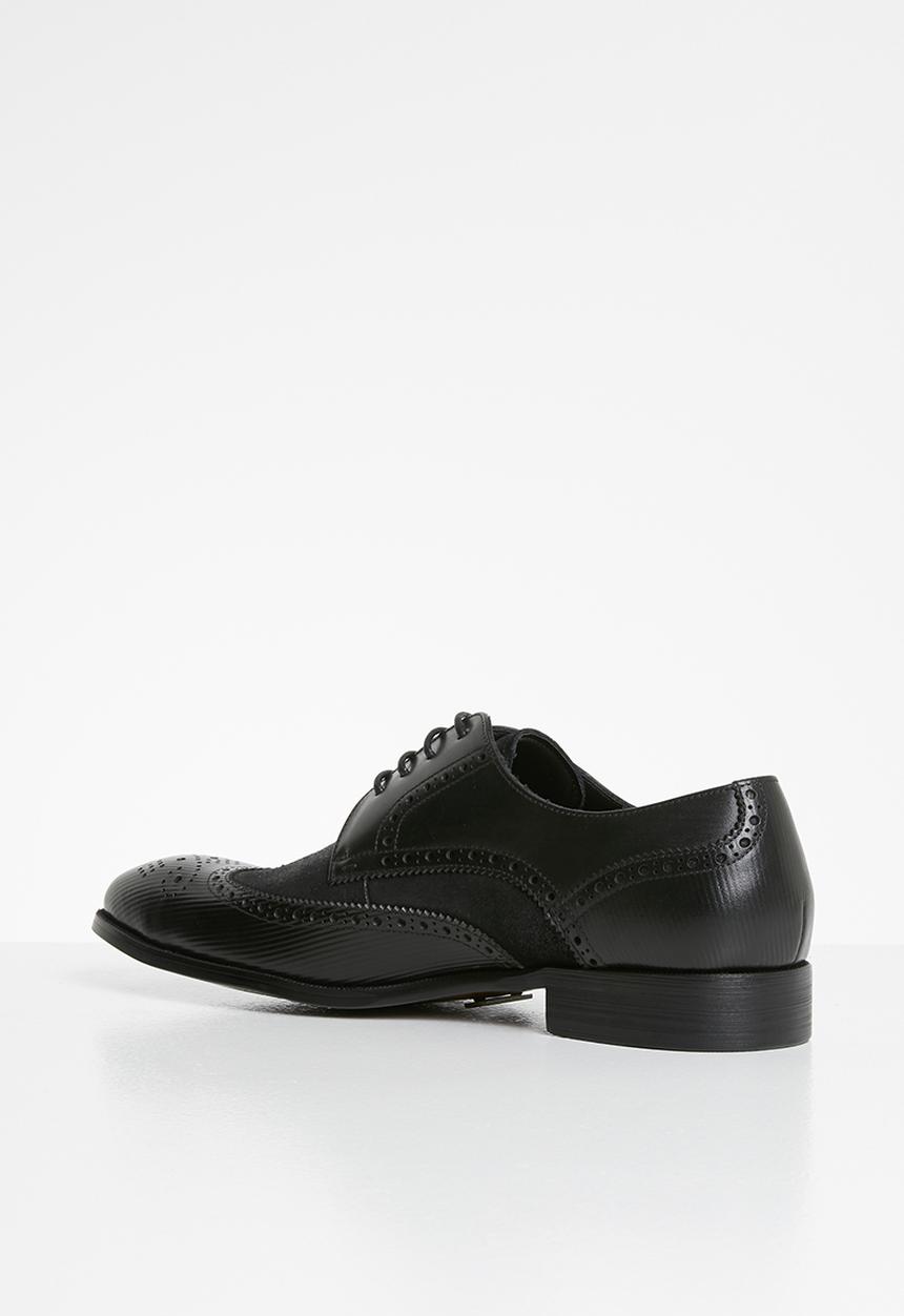 POLO - Paulo fashion wing cap lace up - black