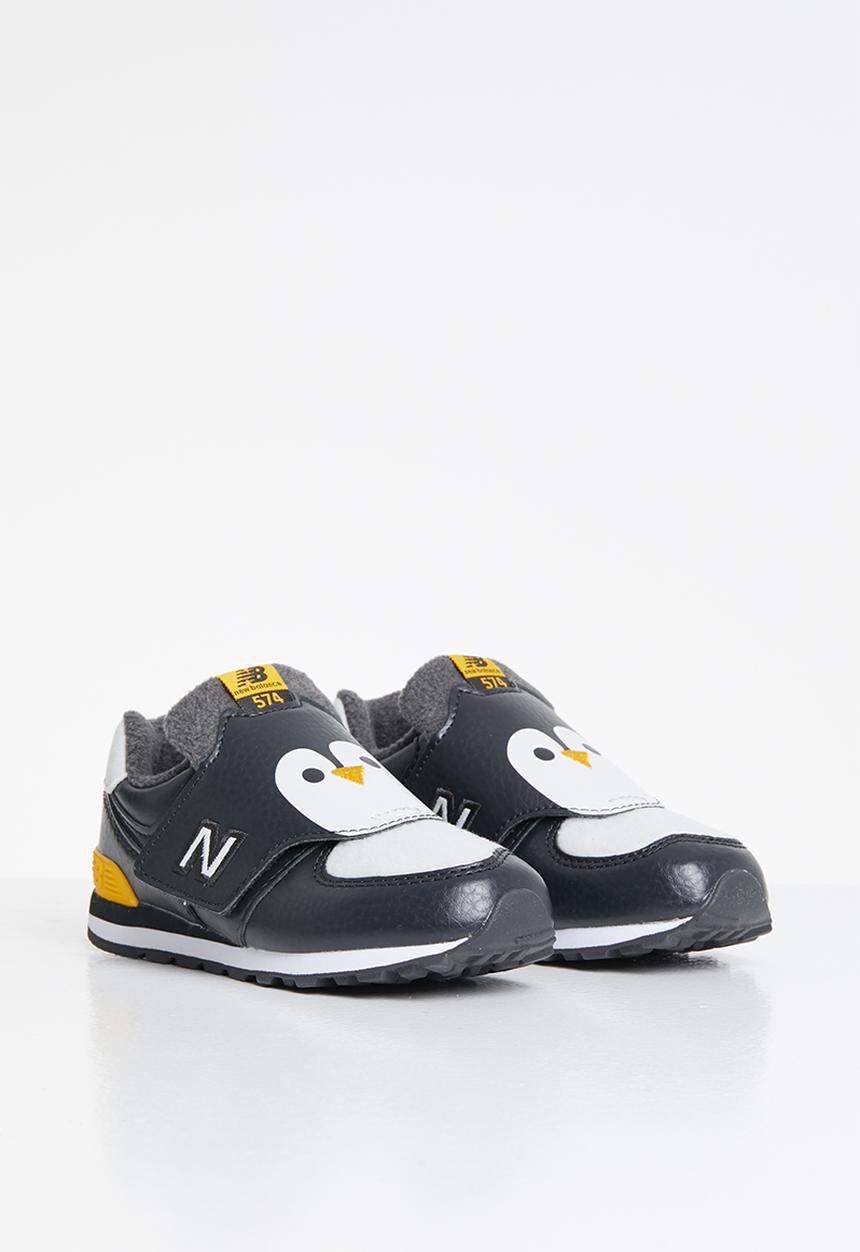 New Balance  - Infants classic 574 v1 - black & yellow