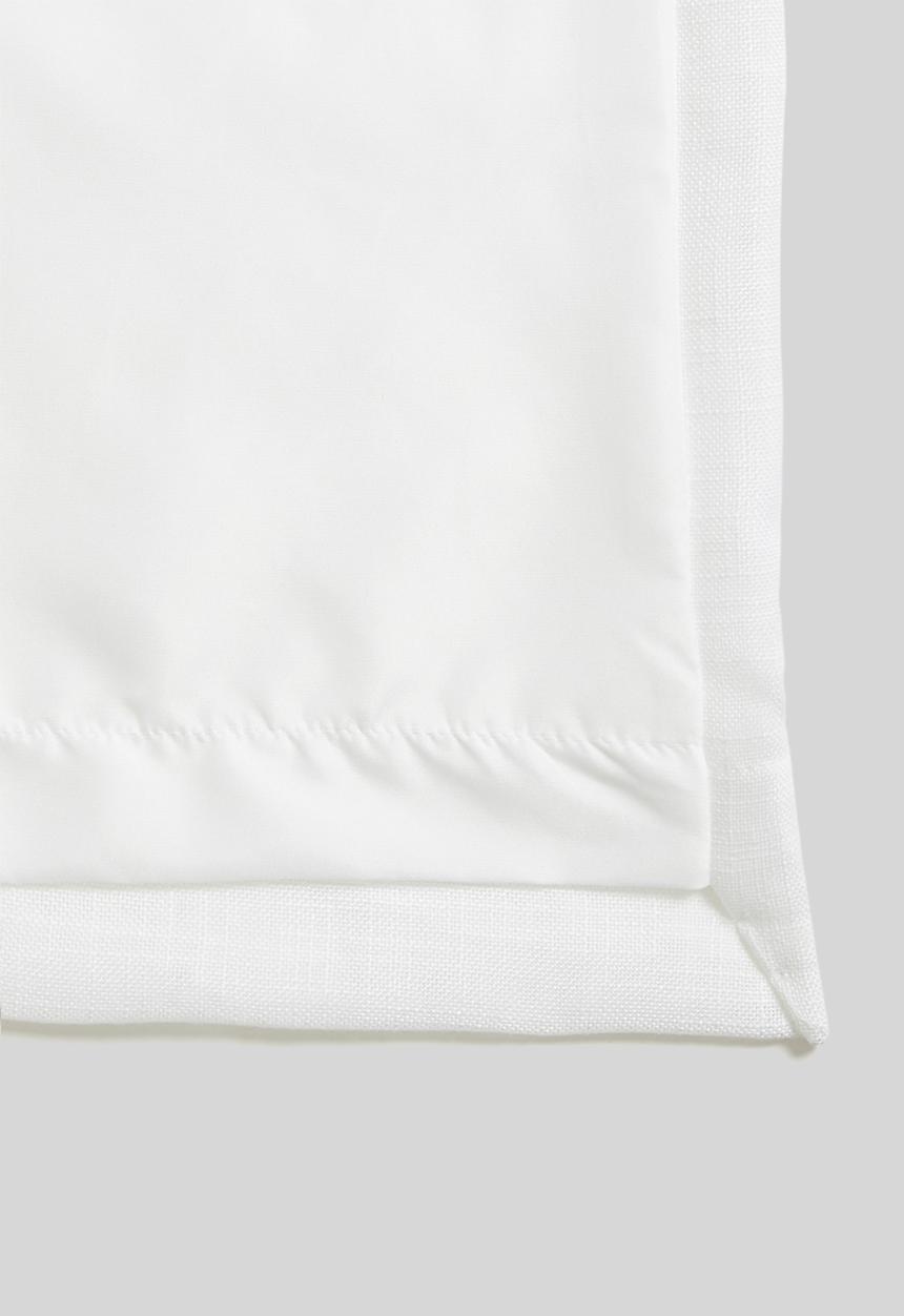 Sixth Floor - Slub lined eyelet curtain - white