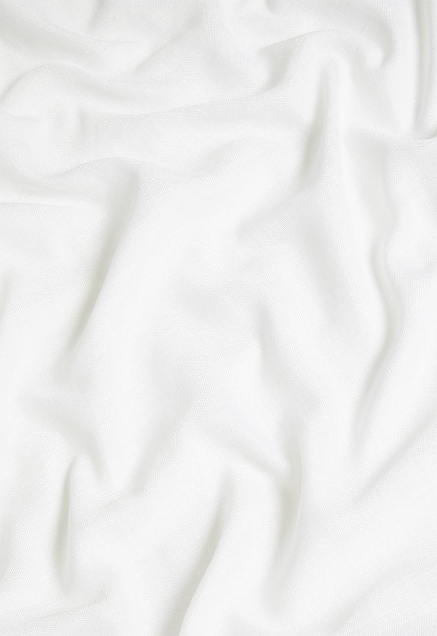 Sixth Floor - Slub lined eyelet curtain - white